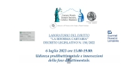LABORATORIO DEL DIRITTO  “LA RIFORMA CARTABIA”  6 Luglio 2023